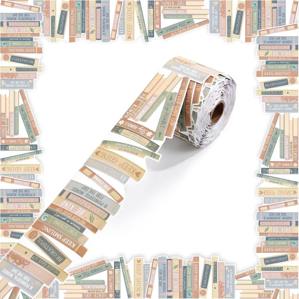Waterproof Border Sticker Roll Self Adhesive Classroom Border Sticker  Library Decor
