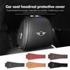 Auto-Kopfstütze Nackenkissenbezug Handy-Aufbewahrungs-Schutztasche Für MINI Cooper JCW WORKS R55 R56 F55 F56 R57 R58 R59 R60 R50