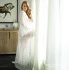Krajka na řasy Těhotenské Šaty na zem Šňůrka Fotografické Šaty 1175