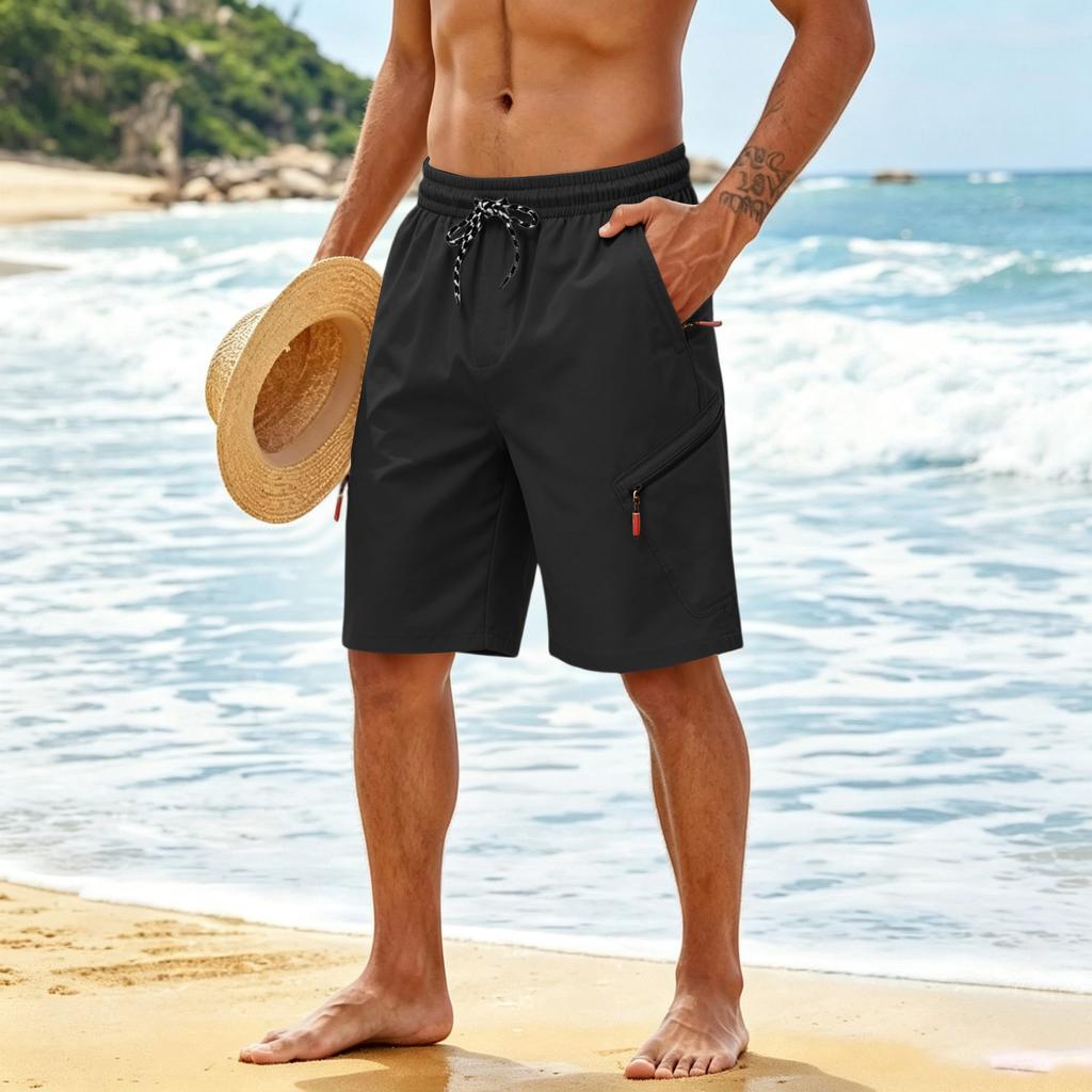 Men's Outdoor Cargo Shorts with Pockets for Hiking and Sports