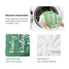 Personalized Custom Name Blanket Flannel with Gradient Green Heart Name Design All Season Luxury Gift for Christmas Gift