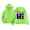 Kids Fashion Women's Lightweight Long Sleeve Zipper Hoodie Printed Hoodie With Pockets