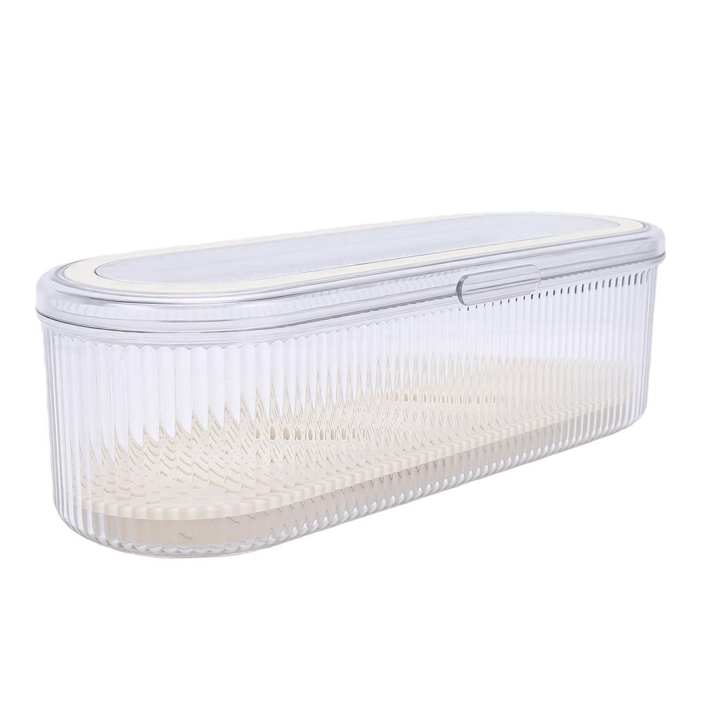 Makeup Brush Holder with Lid Clear Transparent Dust Proof Makeup Brush   Storage Case