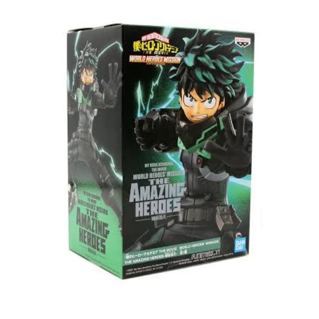 BANPRESTO My Hero Academia FILM Mise SVĚTA HRDINŮ ÚŽASNÍ HRDINOVÉ Figurka Izuku Midoriya