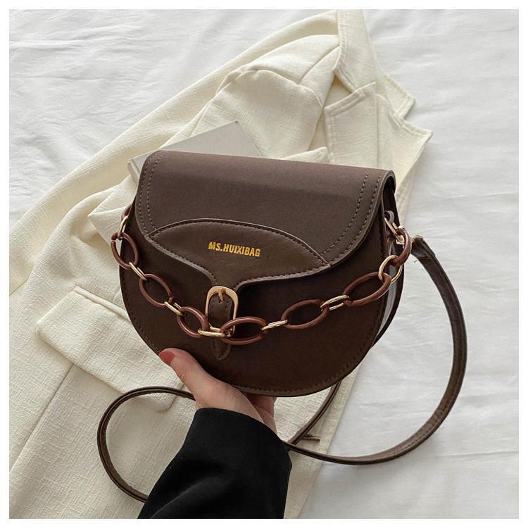 Шикарная Минималистичная Круглая Сумка-Клатч из Искусственной Кожи Стильная Повседневная Женская Сумка на Плечо Crossbody