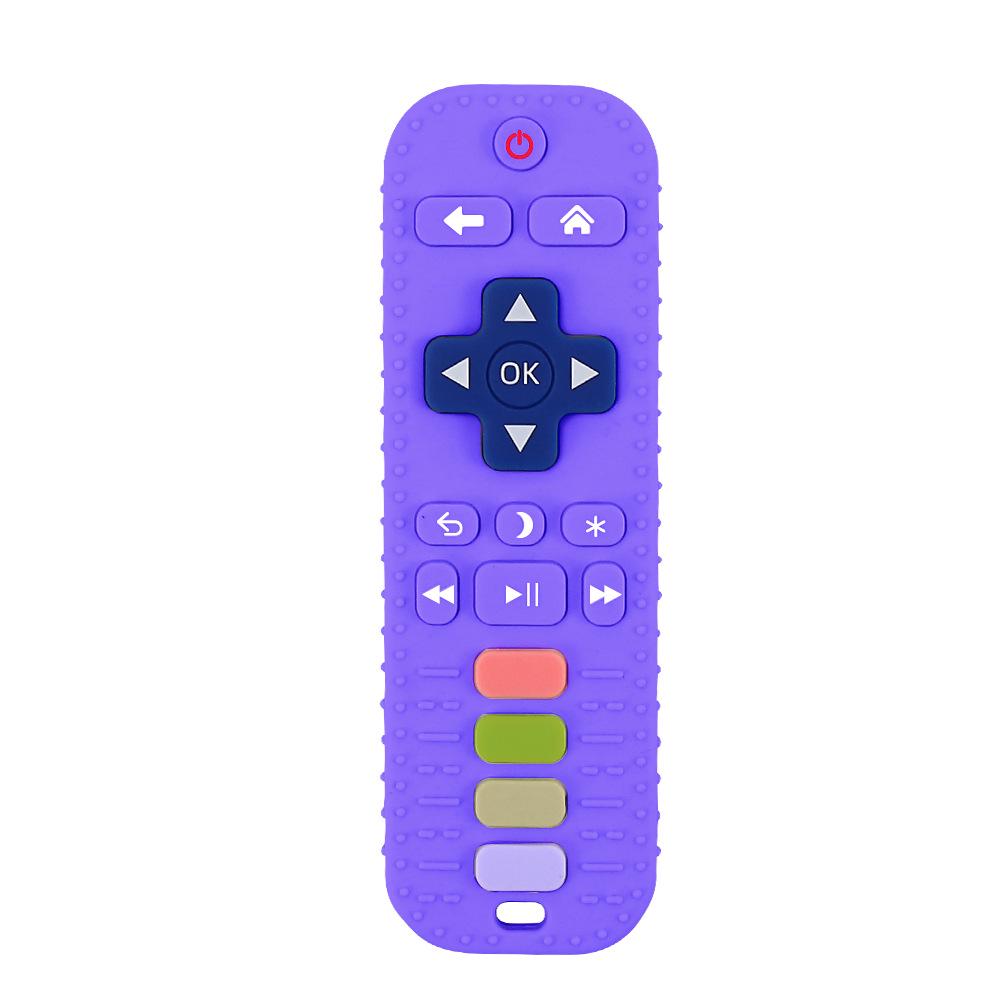 Silicone Teether Remote Control Toy for Babies 6+ Months