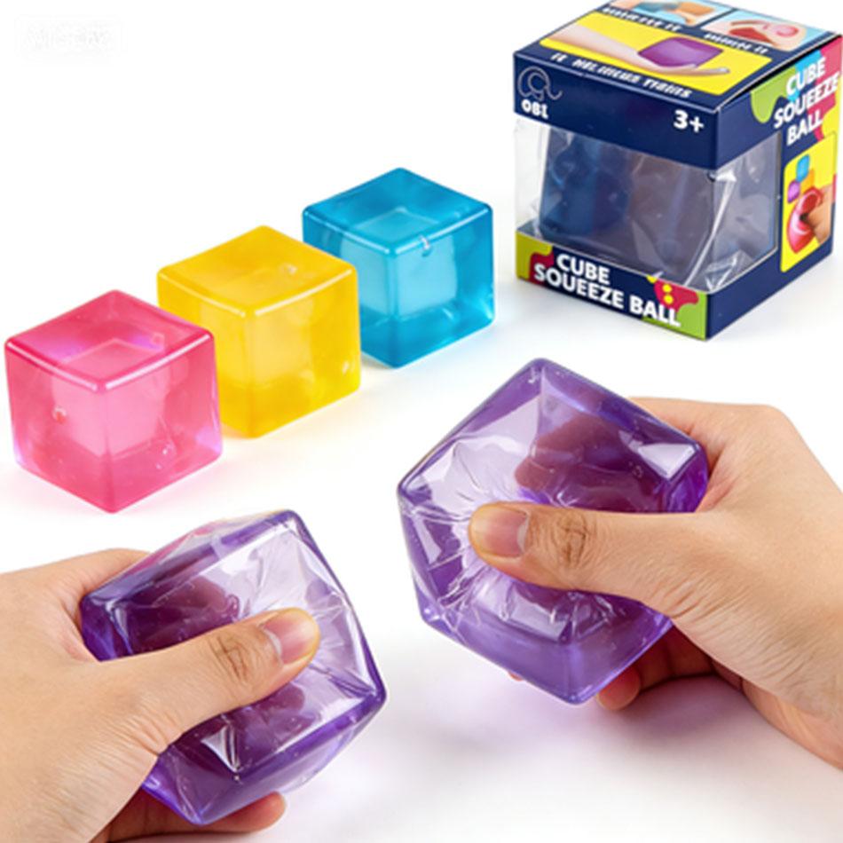 Nice Cube Sensory Stress Reliever Fidget Tool For Anxiety & Focus Desk Sensory Cube For Adults Cube Party Gift