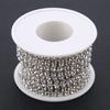 SS16 5yardCelsiusroll   Rhinestone Chain   Fashion Close Cup Chain Golden Apparel Accessories