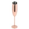 304 Stainless Steel Red Wine Glass Cocktail Champagne Glass Goblet Bar Supplies Rose Gold