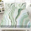 3D Fitted Sheets Marble pattern Bedding Printed With Elastic Mattress Cover And Pillowcase Custom 180x200cm Boy Kids Decor