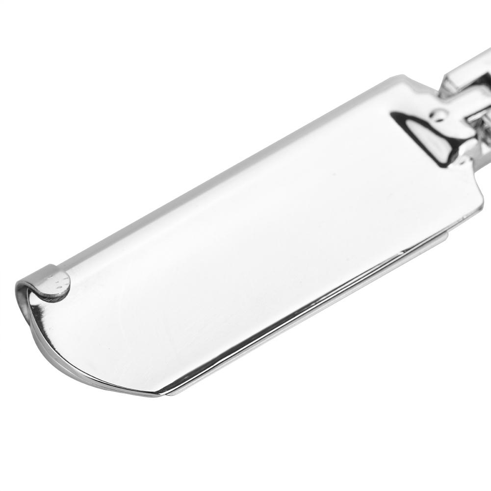 Retro Wood Handle   10pcs Blade Head Shaving Razor Folding Shaver Male Face Cleansing Care Tool