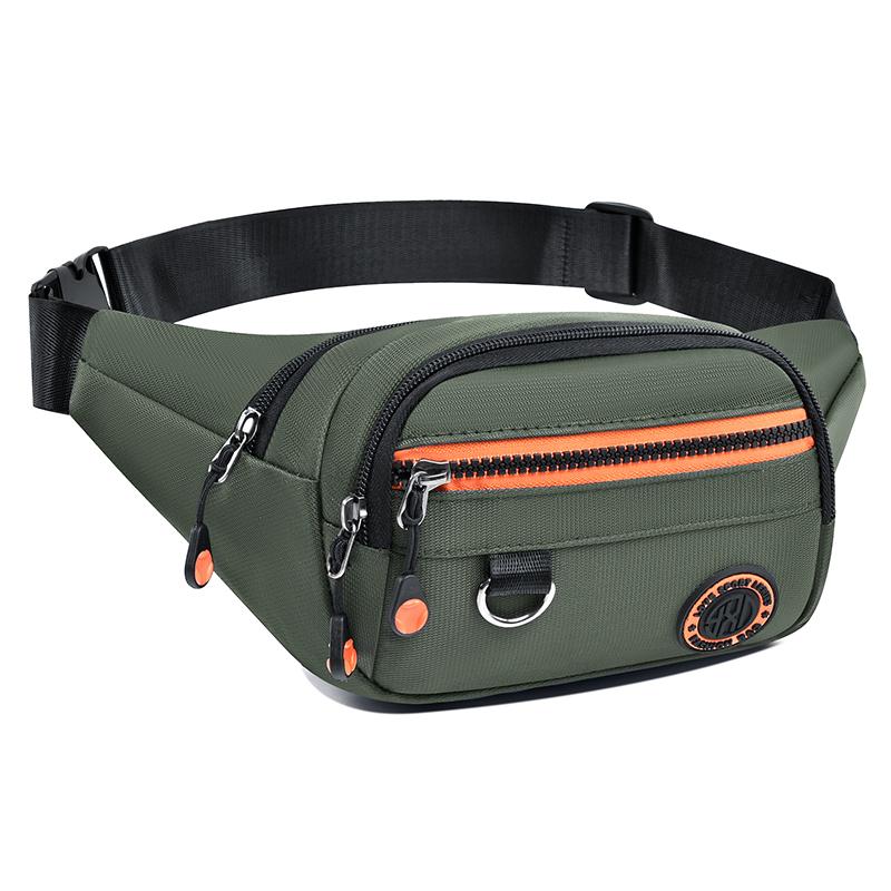 

Unisex Waterproof Waist Bag Pack Male Belt Pouch Ladies Hip Phone Work Purse - Travel Gear for Men and Women Fanny Pack зелений