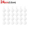 4/6/8cm White Christmas Balls Ornaments Xmas Tree Hanging Pendant Round Foam Snowball New Year Wedding Party Home Decoration