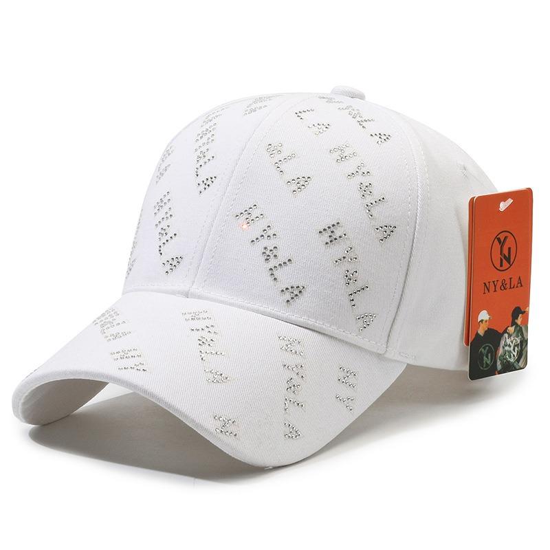 New Hot Diamond Ball Baseball Cap Sports Sunscreen Men's and Women's Sun Hats Breathable Versatile Casual Duck Tongue