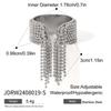 Jieding 18k Gold Stainless Steel Tassel Ring - European & American Niche Titanium Jewelry