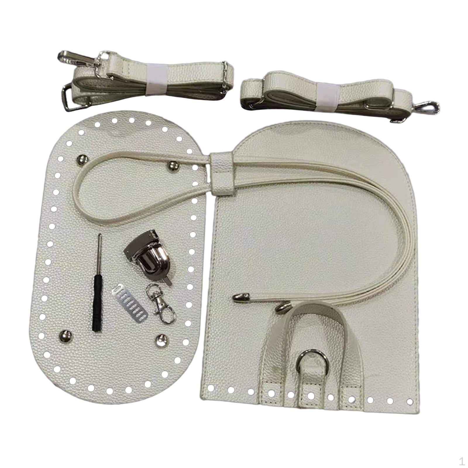 

Набор для изготовления сумок, вязание крючком снизу, швейные поделки, проекты с аппаратными лямками для DIY белый