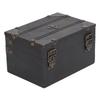 Vintage Wooden Jewelry Storage Box Treasure Chest Case Trinket Box Desk Decoration for Storing Necklace Rings Earrings