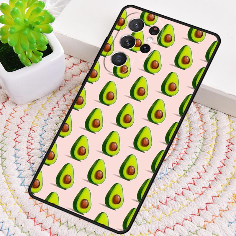 Funny Avocado Art Fruit Phone Case for Samsung Galaxy Note 10 Pro S26 Ultra S23 S24 FE S25 S21 S22 PLUS Shockproof Cove