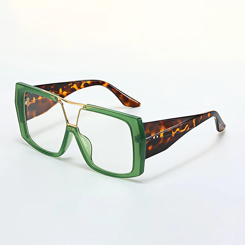 Retro Anti Blue Light Computer Glasses Blue Light Blocking Glasses Computer Eyewear Large Frame Anti-Radiation For Men And Women