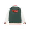 Li Ning CF Print Logo Color Block Single-Breasted Jacket Unisex Jacket Green AJDS349-1