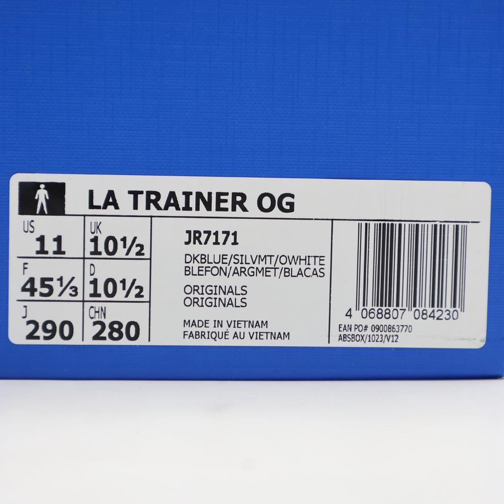 JR7171 adidas Originals LA Trainer OG Dark Blue Silver Metallic Off White (Men's
