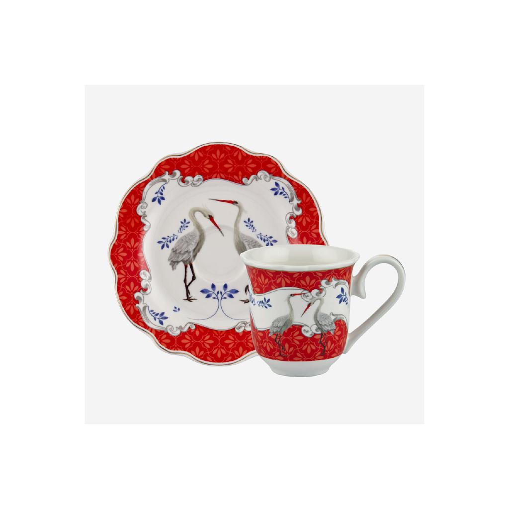 Allure Mix Porzellan-Kaffeetassen-Set 90 ml