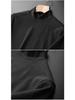 Men's German Fleece Double-Sided Warm Turtleneck Shirt - Versatile Long-Sleeved Top for Autumn and Winter