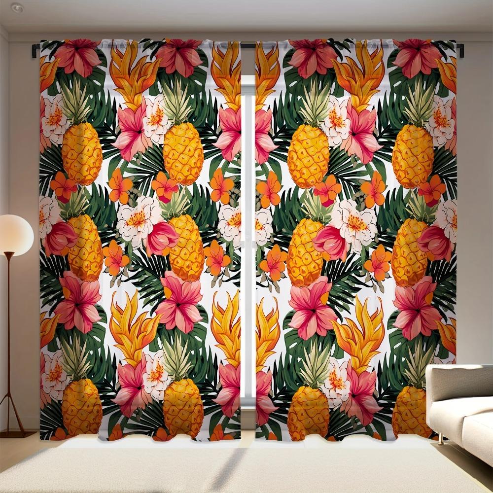 2 szt. Farma Słodki Pies Kot Mały Kogut Kura Nadruk Zasłona Drukowana Cyfrowo Poliestrowa Zasłona do Salonu Kuchni Sypialni Jadalni