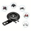 Universal Motorcycle Electric 12V 1.5A/48V 60V 72V 0.2A  Round Black Basin Air Horn Motorbike Loud Disc Speaker 105dB,Pack of 1
