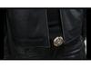 Men's 2025 Winter Motorcycle Leather Down Jacket