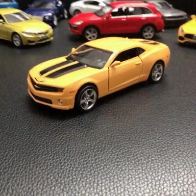 5 Inch Metal Car Simulation Exquisite Diecast & Toy Vehicle Chevrolet Camaro Supercar RMZ City 1:36 Alloy Model Gifts For Children