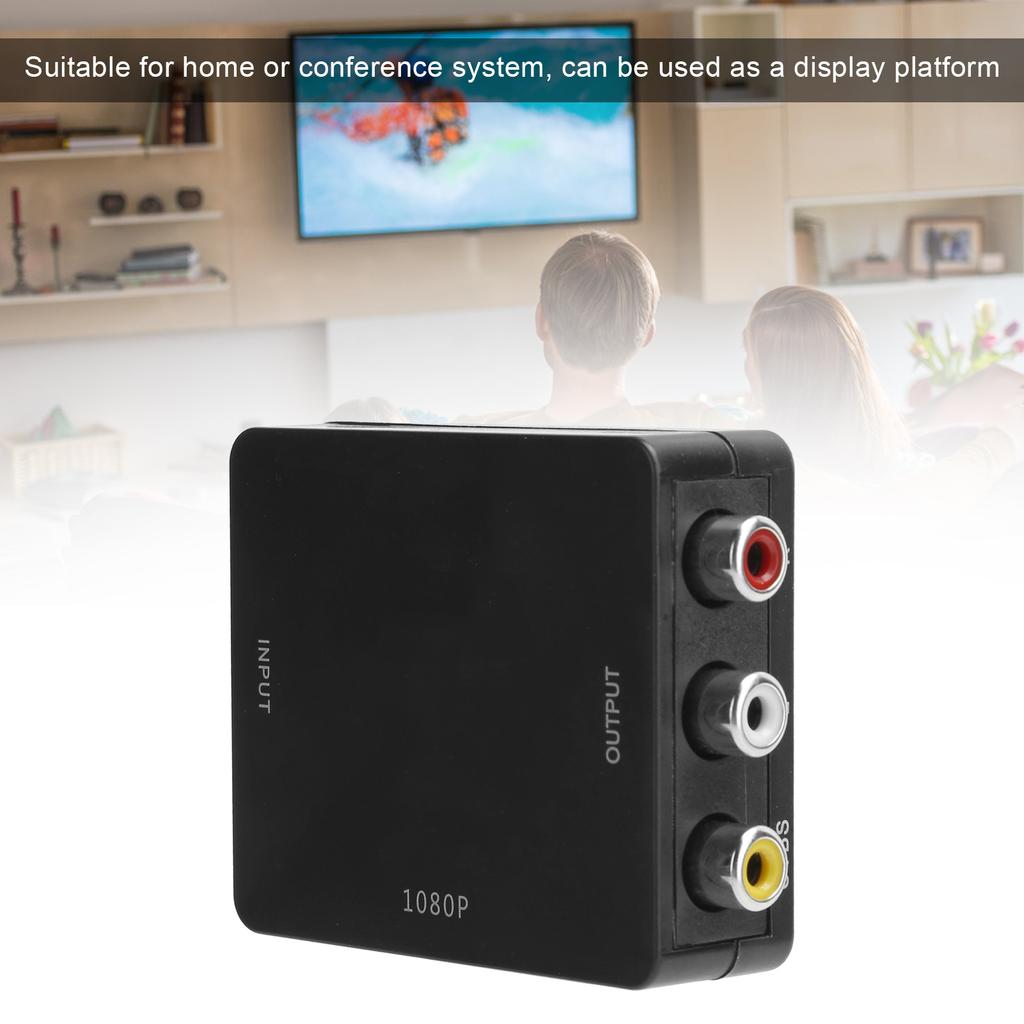 High Definition Multimedia Interface to AV Converter No Driver Video   Adapter 1080P
