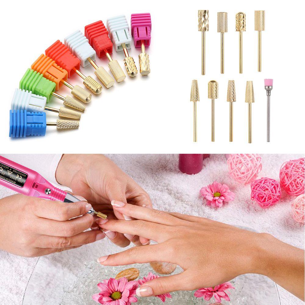 Instrumente Bit Con Carbid Oțel Tungsten Carbid Biți Burghiu Unghii Butoi Conic Mare Coadă 3/32 inch