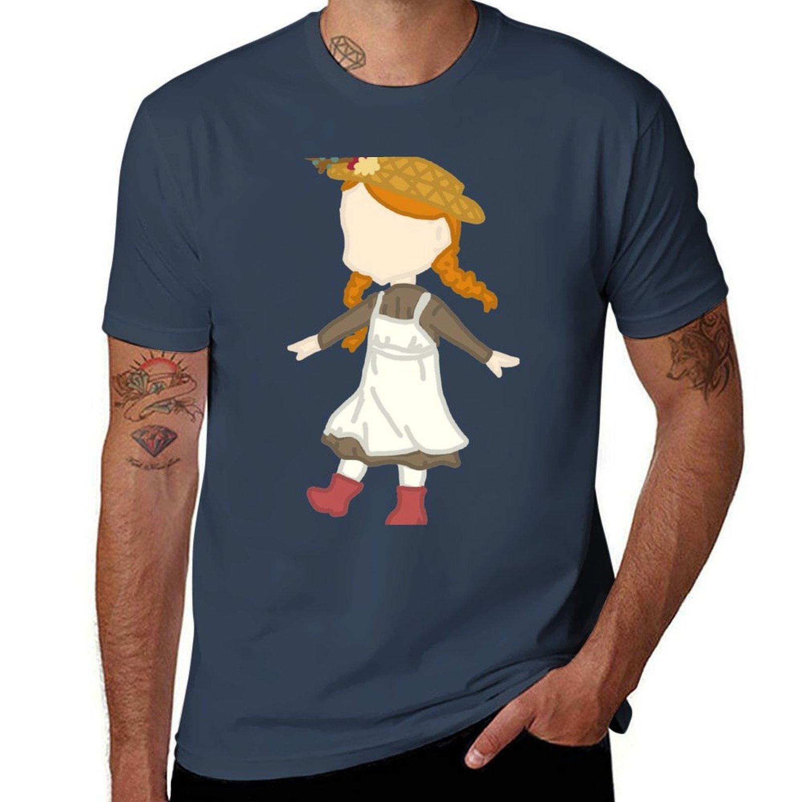 Anne With an E TShirt Casual Loose Fit Summer Tee Shirt S