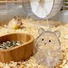 Transparent Acrylic Keychain Cat Hair Storage Capsule Handmade Hamster Hair Storage  Pet Necklace