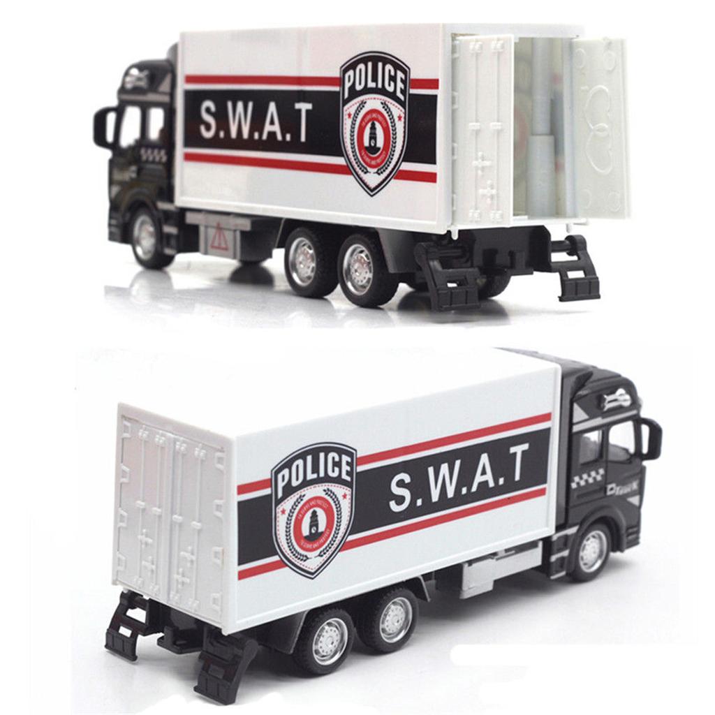 1/48 City Rescue Toy Car, 20cm Alloy Crane Trailer, Truck Trailer, Children's Day Gift Toy Mode