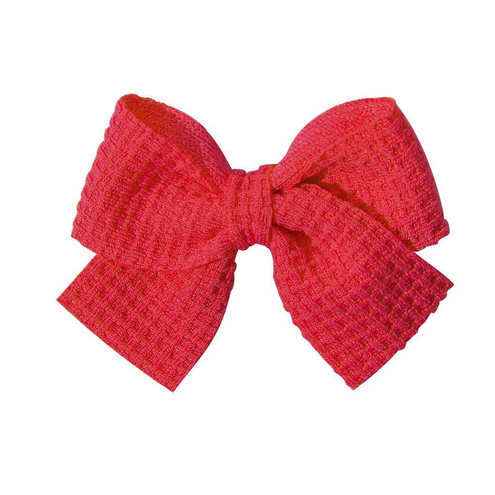 Popular Handmade Fabric Bow Hair Clips for Girls - Macaron Duckbill Style