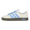 adidas VL COURT 2.0 Slip Resistant Abrasion Resistant Low Top Skateboard Shoes Unisex White Blue HQ1802(Team562-)