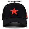 Duck Tongue Cap Five Pointed Star Threedimensional Embroidery Cap Baseball