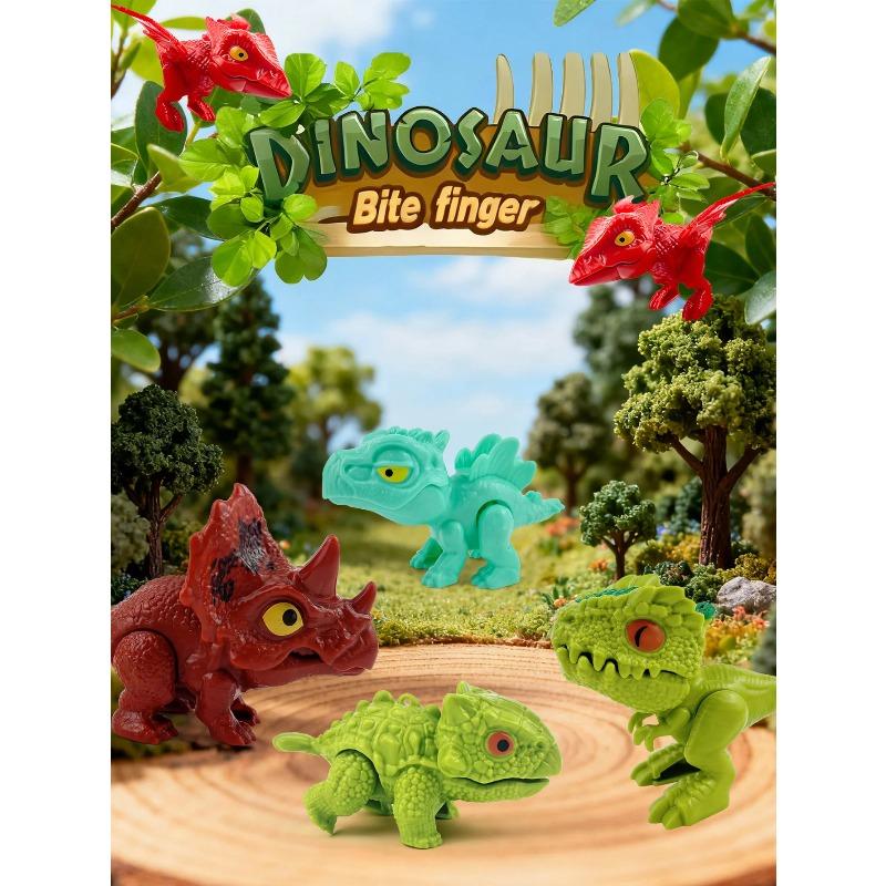 6/12/24 PZ Dinosauro Morde Dita Modello Tirannosauro Giocattoli Articolazioni Mobili Simulazione Giocattoli Dinosauro Morde Dita Regalo per Festival