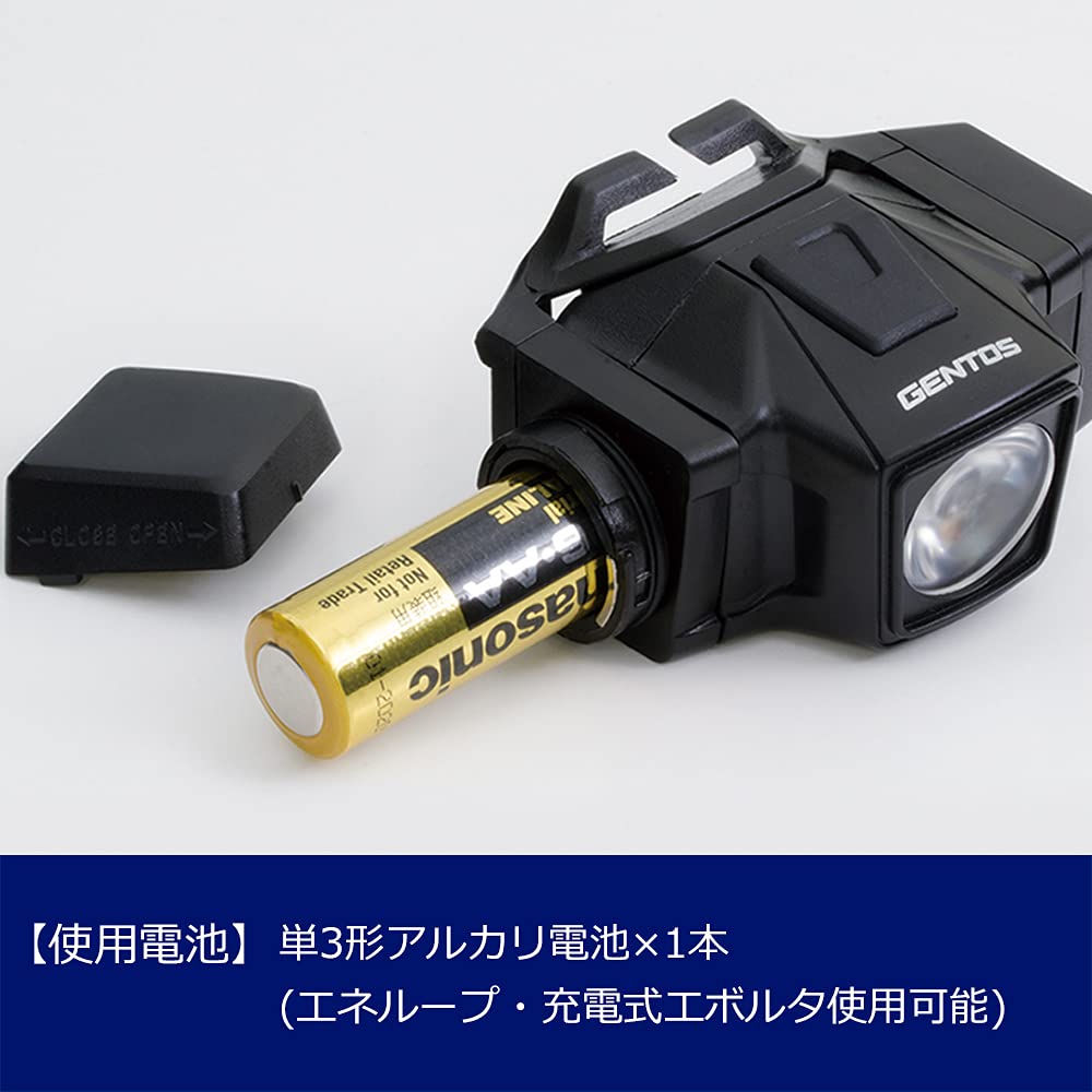 GENTOS LED AA Battery 90 for Hiking and Fishing GD-102D Headlamp, Compact, Operated, Lumens,