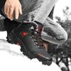 39-47 Men's Outdoor High-top Wear-resistant Non-slip Hiking Shoes Large Size Snow Boots