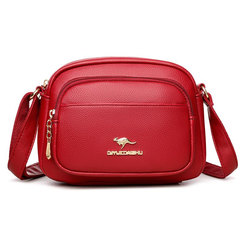 

Niche Design Single-shoulder Bag, Fashionable Middle-aged Mom Bag, Zipper Women s Commuting Crossbody Bag