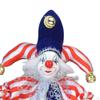 7 Inch Ceramic Figurines, Bendable Arms And Legs, Hand Painted, Stand Up for Desktop,