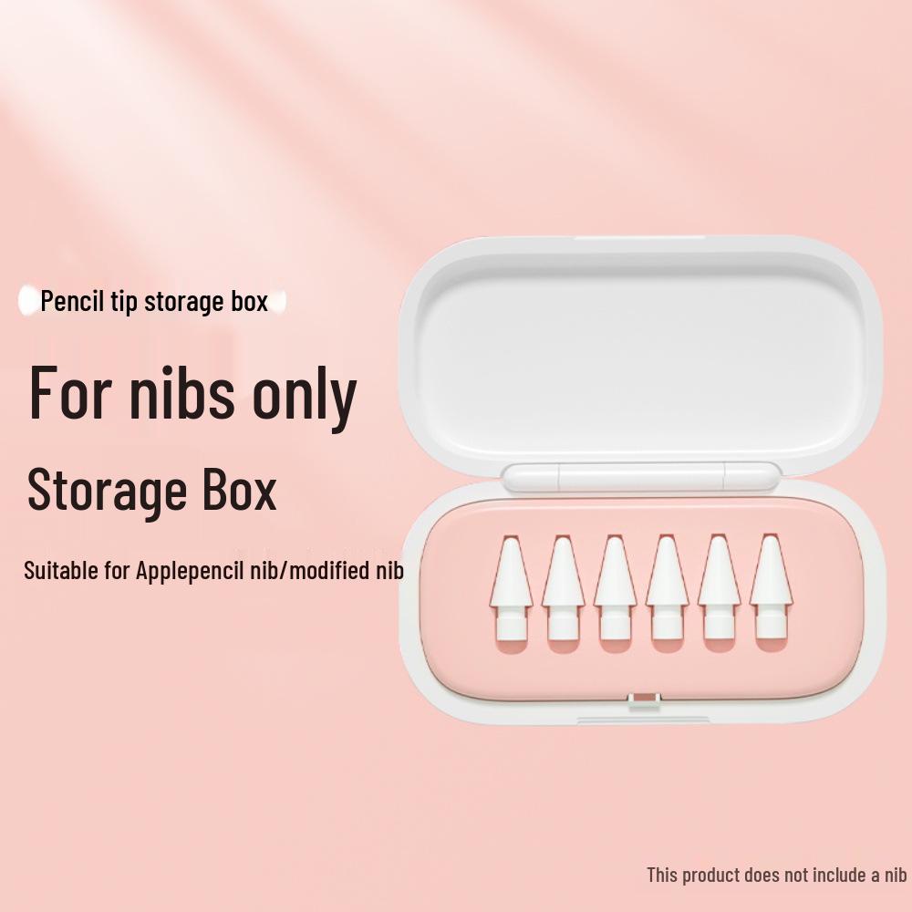Original Capacitive Pen Nib Replacement & Storage Box for iPad Pencil, Compatible with Apple Pencil.
