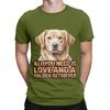 Pet Owner Design All You Need Is Love And Golden Retriever Funny Graphic 100 Cotton TShirt gloden retirever Tops Tees For Unisex