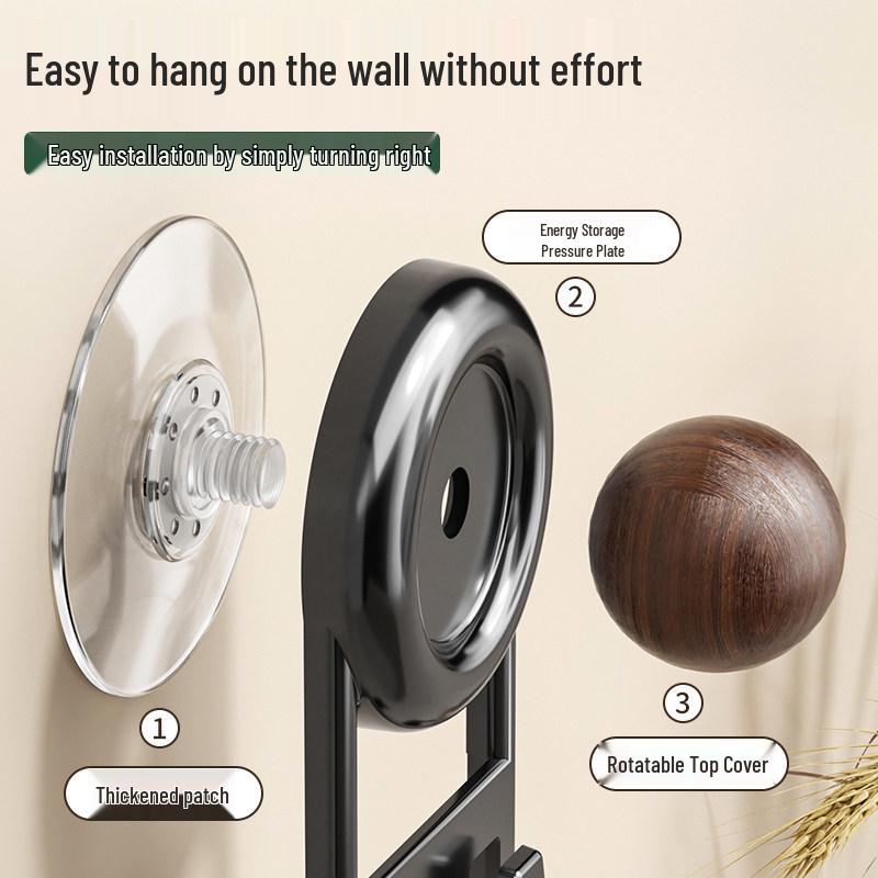 No-Drill Suction Cup Bathroom Shelf & Facial Wipes Storage Box