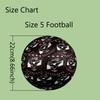 1pc AFC Bournemouth Pattern Size 5 Football, Durable Soccer Ball for Daily Training Game Play Outdoor Sports, Ideal Gift for Family