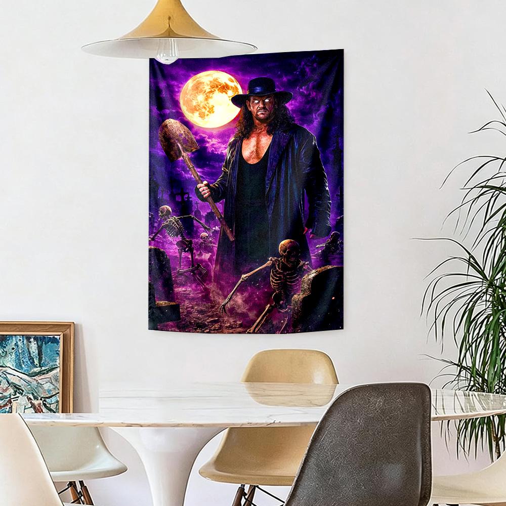Undertaker1 Wall Decor Tapestry Art For Pet Memorial Birthdaywedding Party Backdrop Family Gift
