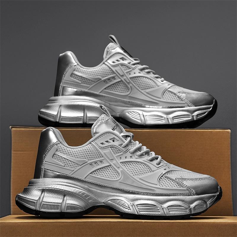 

2025 retro Hong Kong style men s dad shoes trend platform large size sports shoes autumn and winter fashion Korean version casual shoes 45